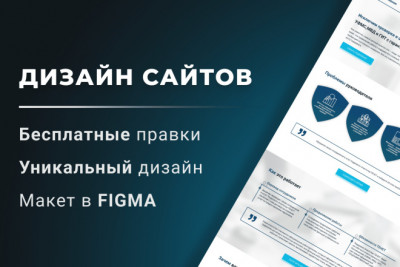 Уникальный дизайн страницы сайта Дизайн в Figma