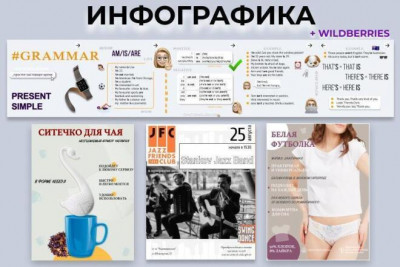 Инфографика, карточка для Wildberries