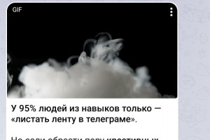 Креатив для telegram канала, пост для рекламы в телеграм (фото)