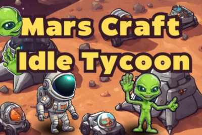 Готовый шаблон игры на Unity Mars Craft Idle Tycoon  симулятор бизнеса на Красной планете (фото)