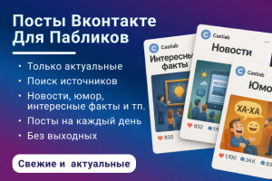 Полное ведение и оформление сообщества ВК посты админ продвижение  Binetex (фото)