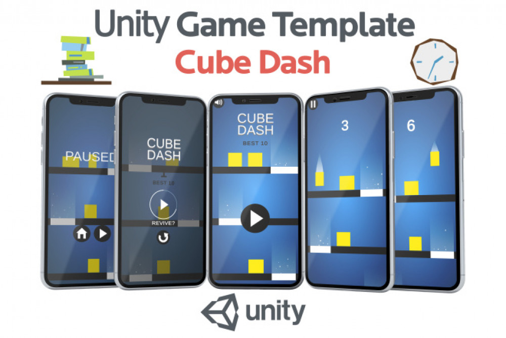 Unity Исходник Cube Dash  Минималистичная аркада с точностью на реакцию (фото)
