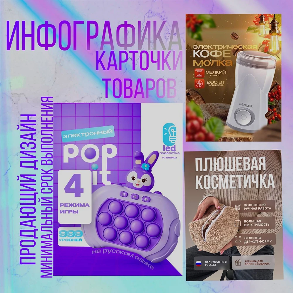 Инфографика карточки товара (фото)