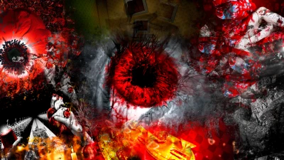 Атмосферный реализм портреты и коллажи в темном стиле в Photoshop