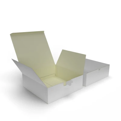 Пачка из картона с замками Размеры сторон 150x150x50 мм