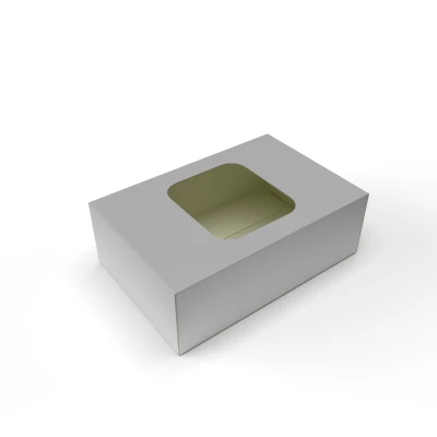 Лоток с окошком из картона Размеры сторон 120x80x40 мм