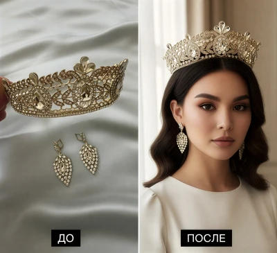 Создам фотосессию для вашей одежды или украшений с помощью ИИ