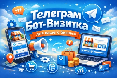 Телеграм бот визитка для вашего бизнеса