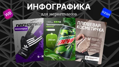 Инфографика товаров для маркет плейсов