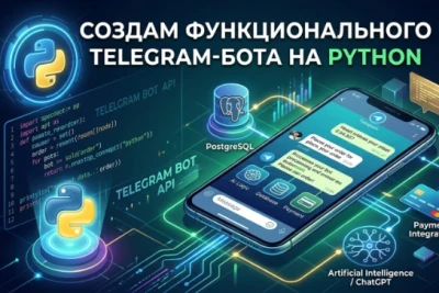Создам функционального Telegram-бота на Python под ваши задачи